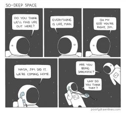 lmao… Oh Space Sarcasm… I love you.