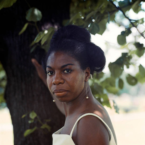 twixnmix: Nina Simone at a press reception for her Philips Record