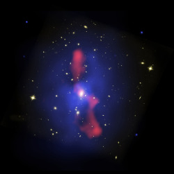 back-to-the-stars-again: Galaxy Cluster MS 0735.  Credit: NASA,