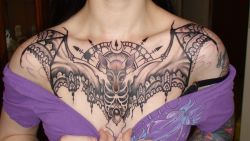 horrorpunk:  teal-cat: Behold the start of my beautiful chest