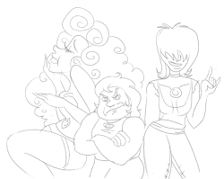 From left to right: Taffy, Beryl, Jet.Can you guess who? Here’s