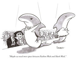 fuckyeahsharks:  (via Daily Cartoon: Thursday, September 4th