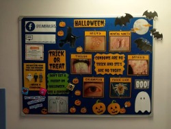 God bless Derwent Clinic, and their charming yet horrific Halloween