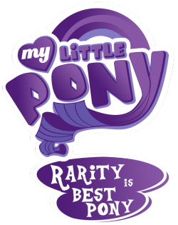 awthredestim:  Fanart - MLP. My Little Best Pony Logo by ~jamescorck