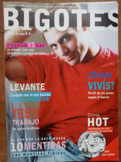 archivogayxxx:  Revista Bigotes Septiembre 2006Año  1 - N°4