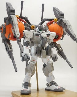 emberspiritx:  1/144 GM Juggler - Custom Build  Modeled by Syou