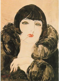 fawnvelveteen:  Kees Van Dongen, Portrait of a Woman with Cigarette