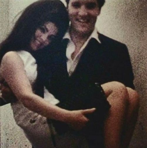 caffeinated-introspections:  elvis + priscilla