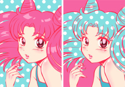 rikaedraws:  Pop Art Sailor Moon time! I can’t decide which