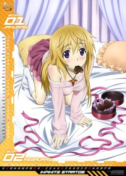 abaslev:  calendar charlotte dunois infinite stratos nishizawa