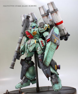 gunjap:  YadaSaki’s HGUC PROTOTYPE STARK JEGAN CUSTOM. Full