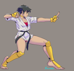 yokimura-art: Makoto with her Alt costume. A quick gift for a