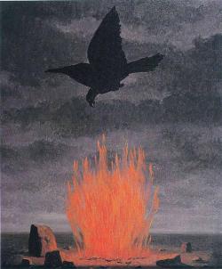 neo-catharsis:  The Fanatics, Rene Magritte, 1955