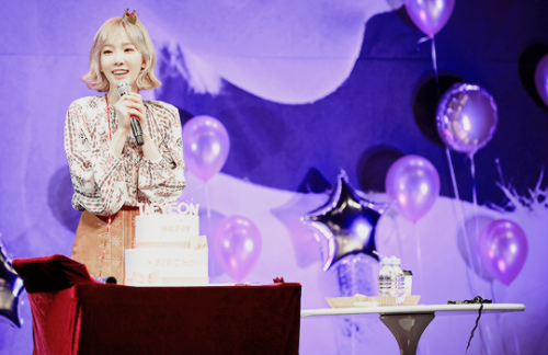 jumataeng:  taeyeonâ€™s birthday party, march 6th, 2016 