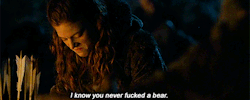 juegodetronosfans:  ygritte is so tired of this story, tormund.http://ift.tt/1mEoxTp