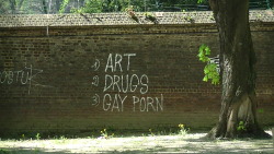 porntendo:  sexellently:  queer-ass-punk:  graffiti found on