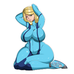 oki-doki-oppai:  Zero Suit Samus Commission  Full resolution