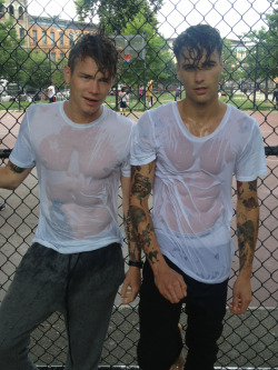 HOT WET guys~ =p