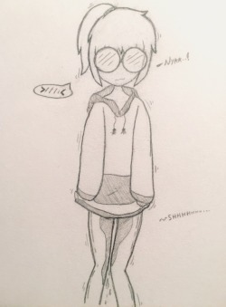 fluffy-omorashi: Having trouble drawing eyes? Big cartoony glasses