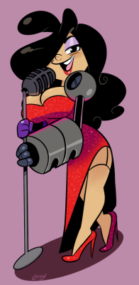 ironbloodaika: lookatthatbuttyo: “Alt Leah dressed as Jessica Rabbit, singing”From the Patreon Suggestion Pool. DAMN 