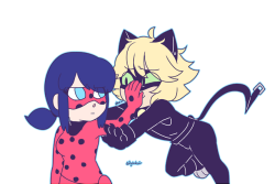 daily-chatnoir:    LadyNoir July - Hand Kiss