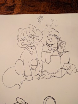 galacticponycafe: Christmas doodles for the poner fam  My Velvet