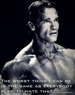 workhard-trainharder:  “The worst thing I can be is the