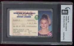 popculturediedin2009:Anna Nicole Smith’s driver’s license,