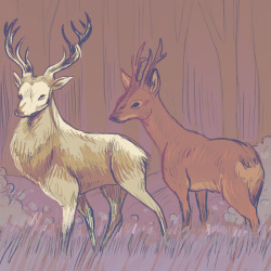 magnoliapearl:  Bambi and the Great Prince. 