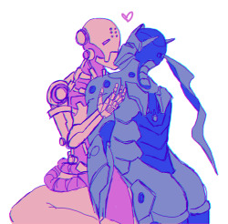 volfdraws:a bit of robot love