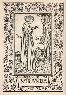 mirroir: Illustration by Robert Anning Bell  From and edition