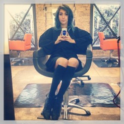 Bye bye blue&hellip; (at Hair Art &amp; Science Academy)