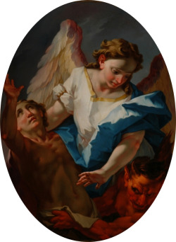 necspenecmetu:  Pietro Ligari, The Guardian Angel, 1744 
