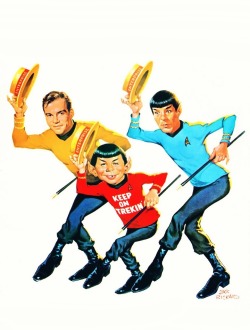 boomerstarkiller67:  Mad Magazine Star Trek cover art - Jack