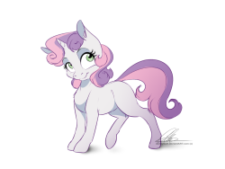 dennybutt-art:  Daily Pones 012: Sweetie Belle  ^w^