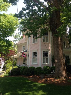 poutynymph:  🎀 there’s this lovely baby pink victorian house