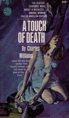 A Touch Of Death, by Charles Williams (Gold Medal, 1953).From