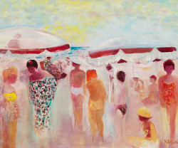 huariqueje:  At the Beach, Cagnes -Sur-Mer  -  Frits KleinDutch