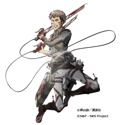  After Mikasa, Jean is the second character to receive the “Strength