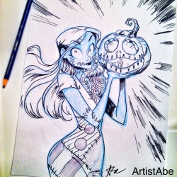 artistabe:  Sally from The Nightmare Before Christmas @ArtistAbe