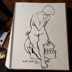 Figure drawing is always super fun. #art #drawing #artistsontumblr