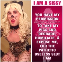 Please help me spread this pathetic sissy all over the web! He