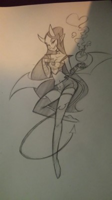 ben-bendraws:  Drew a Succubus and an Incubus.