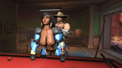 Pharah getting some love from McCree