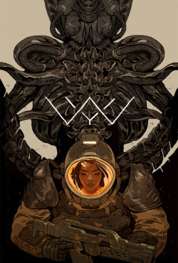 sachinteng:  “Aliens: Defiance #1″ Variant Cover for Dark