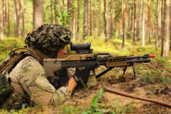 militaryarmament:  Danish Army soldiers from the 1st Brigade