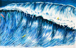 sulphuriclike:  Raymond Pettibon No Title (But the sand),  2011