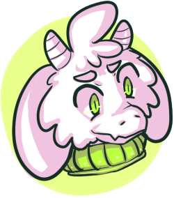 loliphon:  Little Asriel icon! This one’s free to use as long