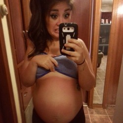 selfshotpreggo:hope you enjoy - jack  Nice Tan Line ;)