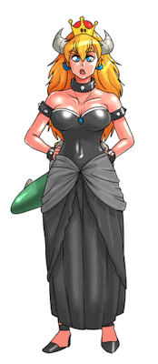 maxmambox: Bowsette  Most voted model for October on my   PATREON